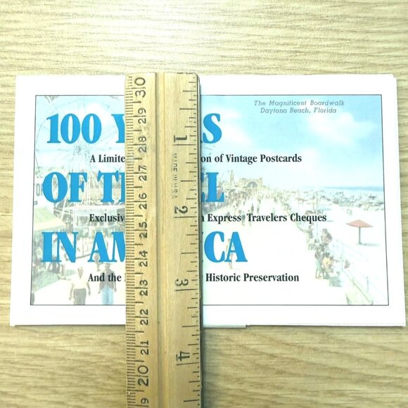 100 Years of Travel Postcard Collection Vintage 1991 American Express Exclusive - Picture 10 of 12